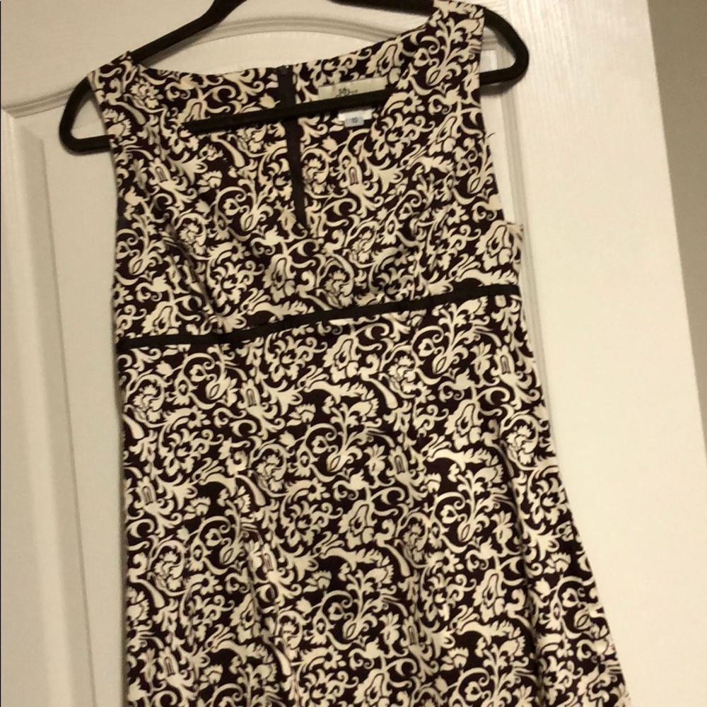 Brown and Cream dress